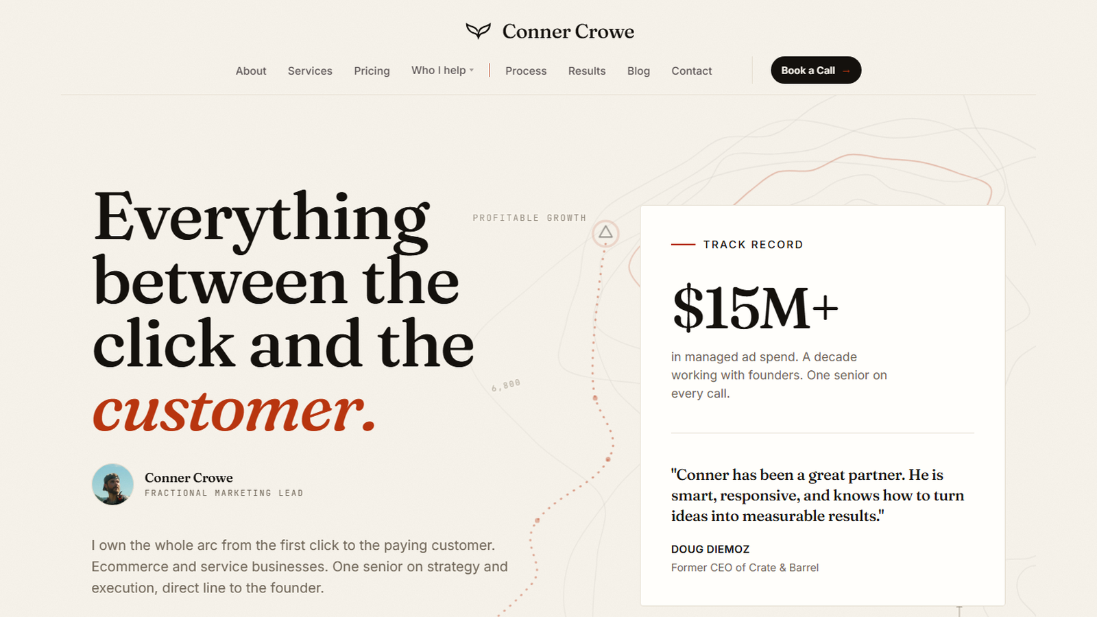 I Rebuilt My Marketing Site in 24 Hours: hero screenshot