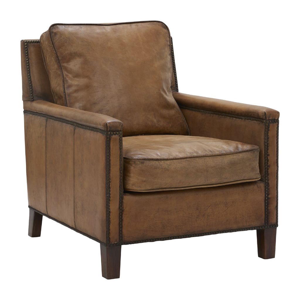 Catalog product photo: Keswick club chair, antique leather